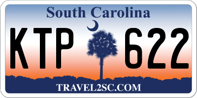 SC license plate KTP622
