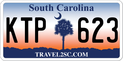 SC license plate KTP623