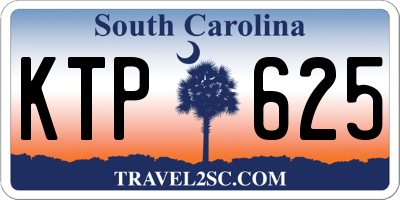 SC license plate KTP625