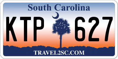 SC license plate KTP627