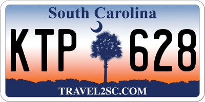 SC license plate KTP628