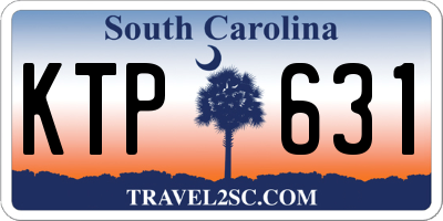 SC license plate KTP631