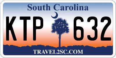 SC license plate KTP632