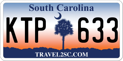 SC license plate KTP633