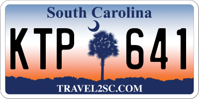 SC license plate KTP641