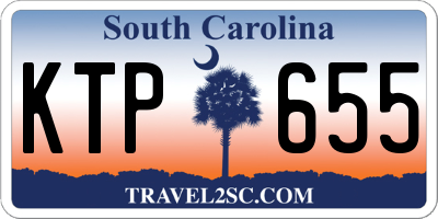 SC license plate KTP655