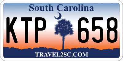 SC license plate KTP658