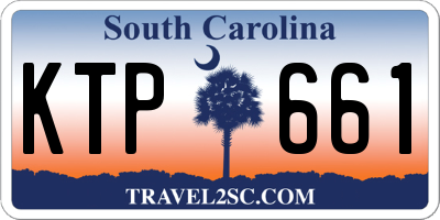 SC license plate KTP661