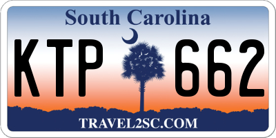 SC license plate KTP662