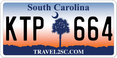 SC license plate KTP664