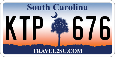 SC license plate KTP676