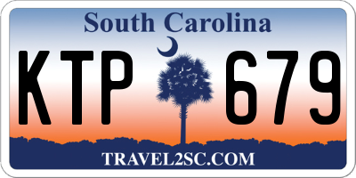 SC license plate KTP679