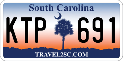 SC license plate KTP691