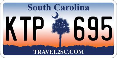 SC license plate KTP695