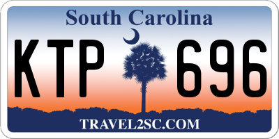 SC license plate KTP696