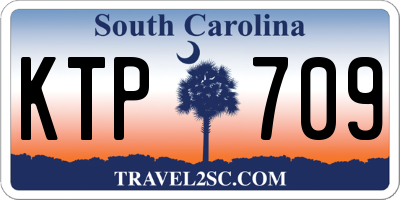 SC license plate KTP709