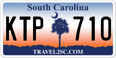 SC license plate KTP710