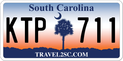 SC license plate KTP711