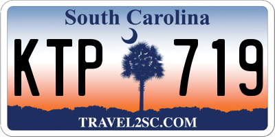 SC license plate KTP719