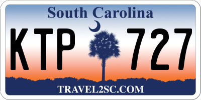 SC license plate KTP727