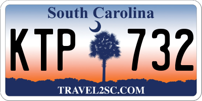 SC license plate KTP732