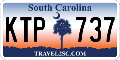 SC license plate KTP737