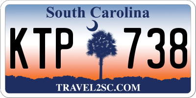 SC license plate KTP738