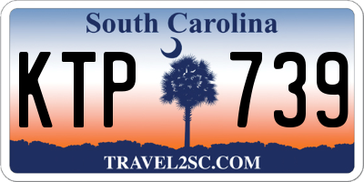SC license plate KTP739