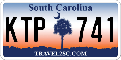 SC license plate KTP741