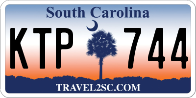 SC license plate KTP744