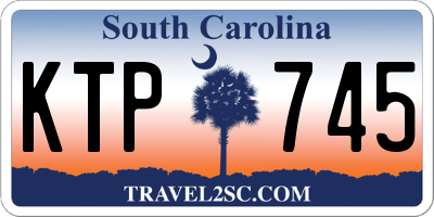 SC license plate KTP745