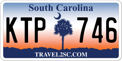 SC license plate KTP746