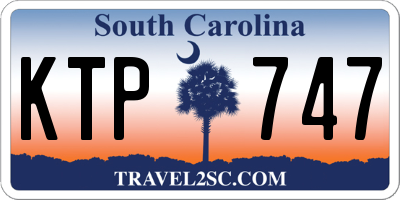 SC license plate KTP747