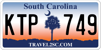 SC license plate KTP749
