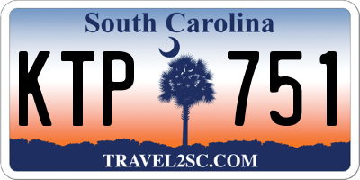 SC license plate KTP751