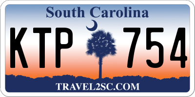 SC license plate KTP754