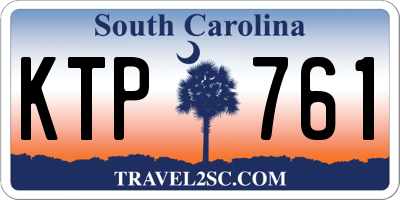 SC license plate KTP761