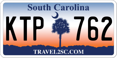 SC license plate KTP762