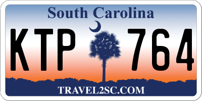 SC license plate KTP764