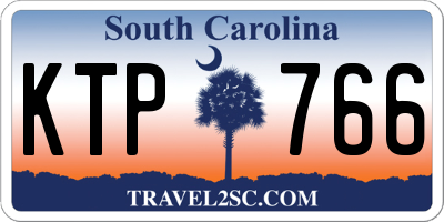SC license plate KTP766