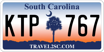 SC license plate KTP767