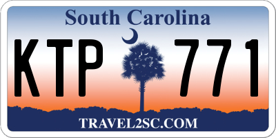 SC license plate KTP771