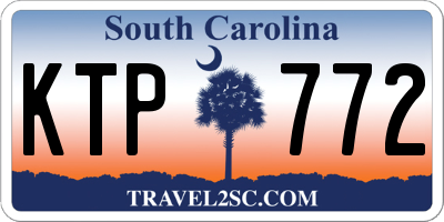 SC license plate KTP772