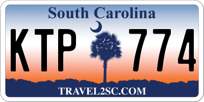 SC license plate KTP774
