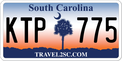 SC license plate KTP775