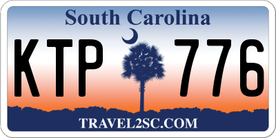 SC license plate KTP776