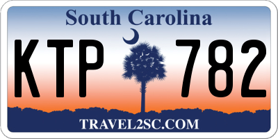 SC license plate KTP782