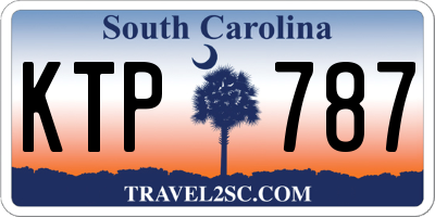 SC license plate KTP787