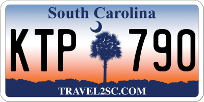 SC license plate KTP790