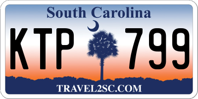 SC license plate KTP799